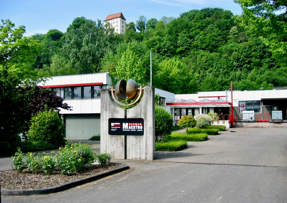 Photo of the entrance to German Maestro headquarters and manufacturing facility
