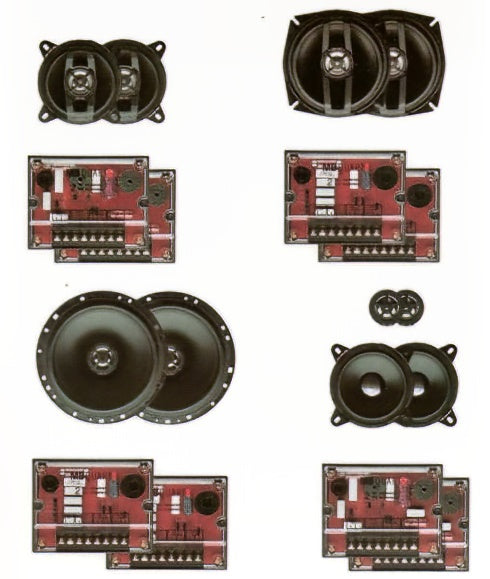 Photo showing 1980s era MB Quart drivers
