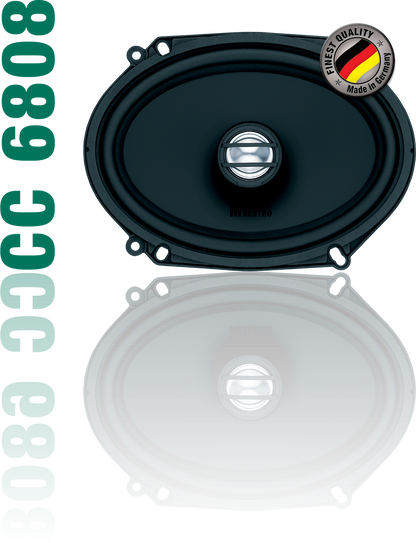 CC 6808 | Altavoces coaxiales de 2 vías de 6 x 8"