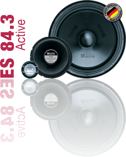ES 84.3-A | Sistema de altavoces de componentes de 8" y 3 vías (activo)
