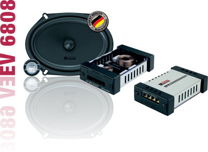 EV 6808 | Sistema de altavoces coaxiales/componentes convertibles de 2 vías de 6 x 8"