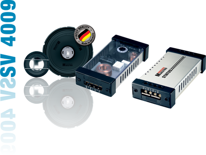 SV 4009 | Sistema de altavoces coaxiales/componentes convertibles de 2 vías y 4"