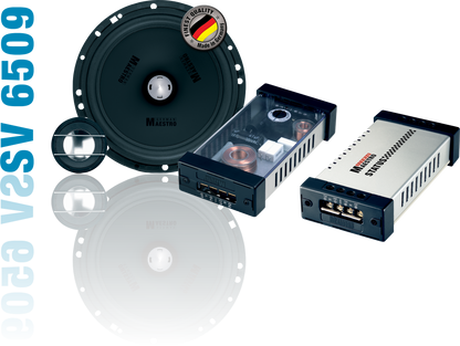 SV 6509 | Sistema de altavoces coaxiales/componentes convertibles de 2 vías de 6,5"