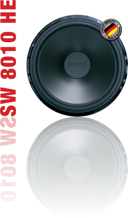 SW 8010 HE | Subwoofer compacto de alta potencia de 8"